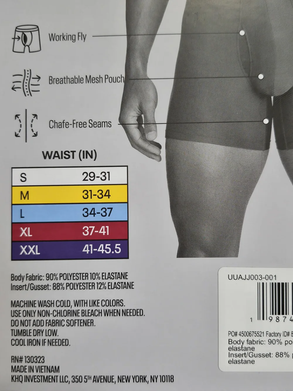 Under Armour Sport Boxerjock Men's Boxer Briefs - Black (3 Pack) Size XL